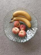 2x Fruitschaal schaal groen glas, Huis en Inrichting, Woonaccessoires | Schalen en Manden, Ophalen, Zo goed als nieuw, Rond, Glas