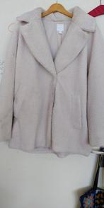Teddyjas, wit, H&M, gedragen, XL, Kleding | Dames, Jassen | Winter, H&M, Wit, Maat 46/48 (XL) of groter, Ophalen of Verzenden