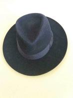 Vilten Hoed - Stanton - Zwart - VINTAGE, 55 cm (S, 6⅞ inch) of minder, Hoed, Ophalen of Verzenden, Zo goed als nieuw