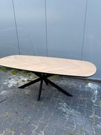 Licht eiken visgraat deens ovale eettafel 210 & 240cm, Huis en Inrichting, Tafels | Eettafels, Ophalen, 100 tot 150 cm, 200 cm of meer