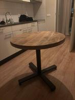 Ronde eettafel mangohout, Huis en Inrichting, Tafels | Eettafels, Ophalen, Zo goed als nieuw, Rond, 100 tot 150 cm