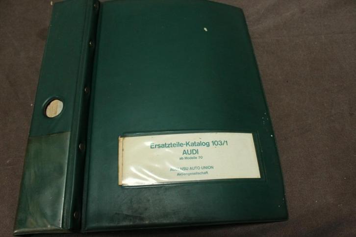 Audi NSU model 60 75 90 vanaf 1970 ersatzteil katalog, Auto diversen, Handleidingen en Instructieboekjes, Ophalen of Verzenden