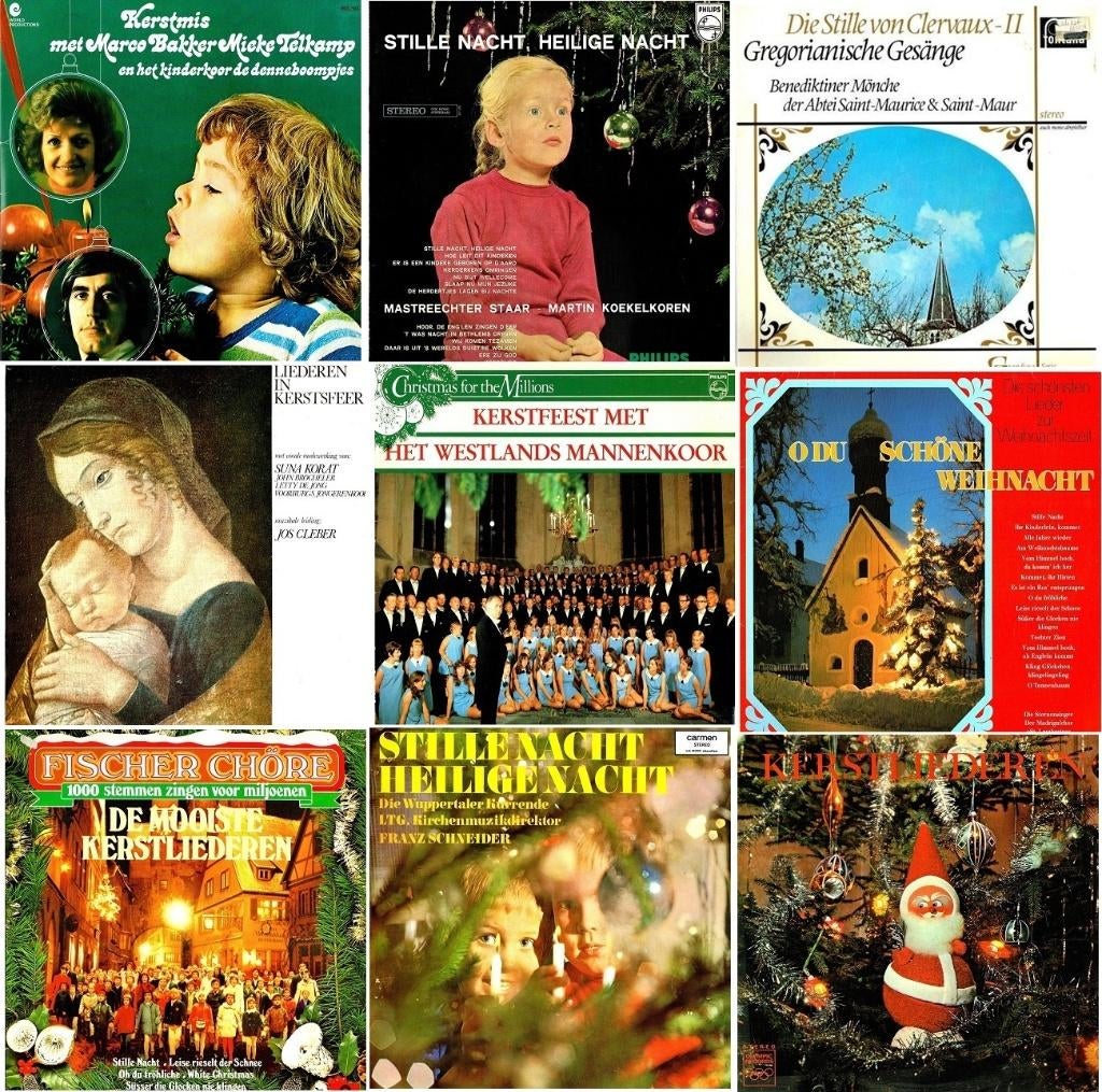 Aanbod:  32 Kerst Elpee´s (Koren), Cd's en Dvd's, Cd's | Kerst en Sinterklaas, Gebruikt, Kerst, Boxset, Verzenden