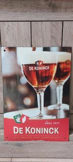 Emaillebord brouwerij De Koninck, Ophalen of Verzenden, Nieuw, Reclamebord, Plaat of Schild, De Koninck