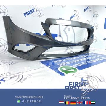 W205 C205 FACELIFT VOORBUMPER GRIJS Mercedes C Klasse bumper beschikbaar voor biedingen