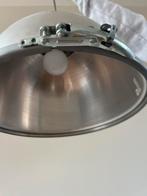 Originele industrielamp zilverkleurig, Ophalen of Verzenden, Gebruikt, Metaal, Minder dan 50 cm