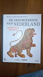 De geschiedenis van Nederland in 100 oude kaarten, Ophalen of Verzenden, Zo goed als nieuw, Reinder Storm; Peter van der Krogt; Marleen Smit; Huibert Cri...