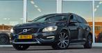 Volvo V60 2.4 D6 AWD Plug-In Hybrid R-Design Leer Xenon Trek, Auto's, Volvo, Automaat, Beige, Vierwielaandrijving, Startonderbreker