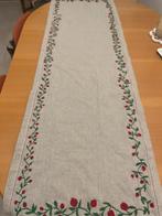 Tafelloper met handborduurwerk, Ophalen of Verzenden, Rechthoek