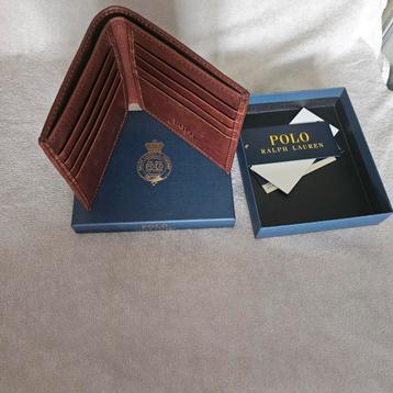 Bruine leren portemonnee Polo Ralph Lauren(NIEUW)  beschikbaar voor biedingen
