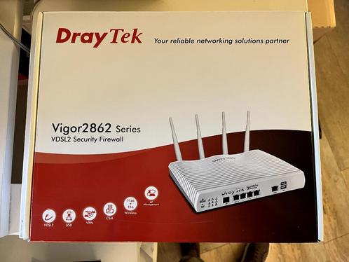 Draytek Vigor 2862 Series VDSL2  Nieuw in doos, Computers en Software, Routers en Modems, Nieuw, Router met modem, Ophalen of Verzenden