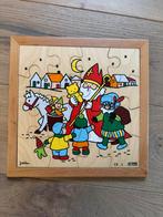 Houten sinterklaaspuzzel, Ophalen of Verzenden, Zo goed als nieuw