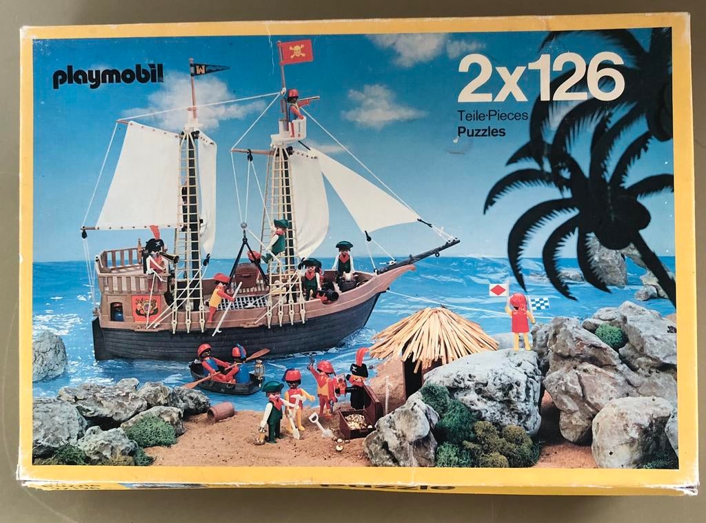 Playmobil puzzle, Ophalen of Verzenden, Minder dan 500 stukjes, Gebruikt, Legpuzzel