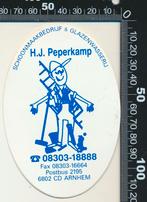 Sticker: Peperkamp Schoonmaakbedrijf - Arnhem, Verzenden, Zo goed als nieuw, Bedrijf of Vereniging