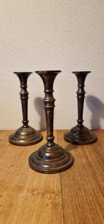 3 nieuwe metalen kandelaars, Huis en Inrichting, Woonaccessoires | Kandelaars en Kaarsen, Ophalen of Verzenden, Nieuw, Metaal