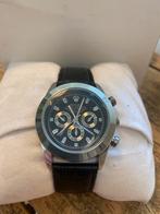 Rolex oyster quartz horloge 40mm met leren band, Sieraden, Tassen en Uiterlijk, Horloges | Heren, Ophalen of Verzenden, Nieuw