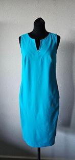 blauw travelstof jurk van Studio anneloes maat s (3825), Kleding | Dames, Jurken, Ophalen of Verzenden, Maat 36 (S), Blauw, Knielengte