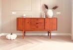 🤎 Vintage retro dressoir lowboard kast Deens teak jaren ‘60, Huis en Inrichting, Ophalen, Zo goed als nieuw, 25 tot 50 cm, 100 tot 150 cm