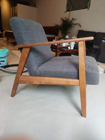 IKEA EKENÄSET Fauteuil, eiken, donkergrijs. beschikbaar voor biedingen
