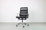 Vitra EA 219 Softpad, Zwart leer, Huis en Inrichting, Ergonomisch, Gebruikt, Bureaustoel, Zwart