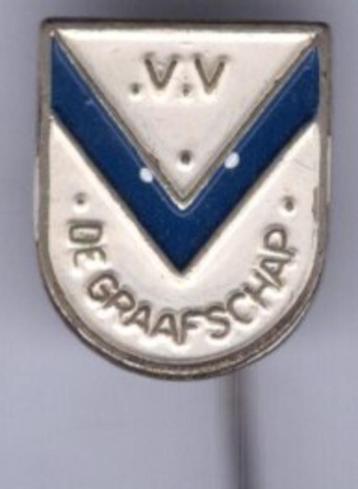 V.V. de Graafschap zilverkleurig voetbal speldje ( Z_189 ) beschikbaar voor biedingen