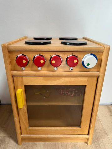 Houten Speelkeuken fornuis incl. accessoires  beschikbaar voor biedingen