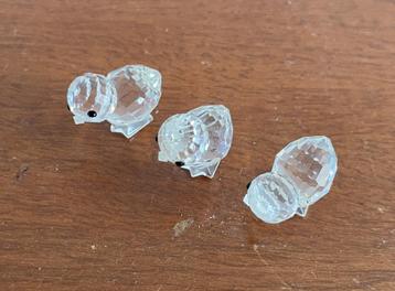 Swarovski - drie kuikens uit de serie boerenerf vrienden mod beschikbaar voor biedingen