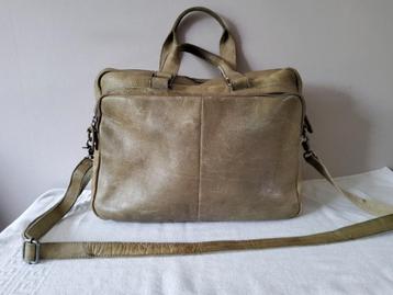 Burkely Antique Avery Workbag laptoptas olijfgroen beschikbaar voor biedingen