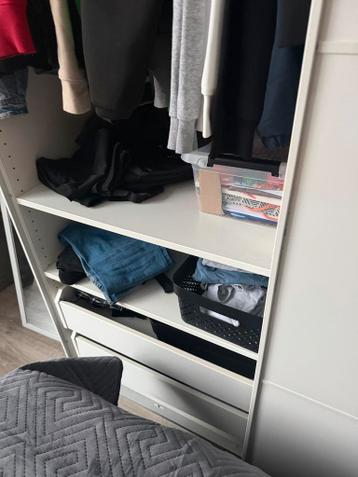 Witte IKEA Pax Kast met Schuifdeuren (3 meter breed) - afbeelding 7