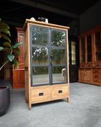 Kleine Vitrinekast | Woonkamer | Buffetkast Smal #2157, Huis en Inrichting, Kasten | Vitrinekasten, 150 tot 200 cm, 25 tot 50 cm