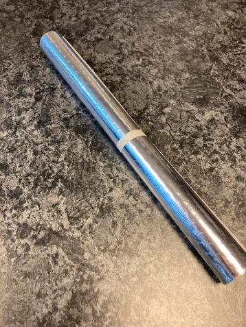 Plakfolie aluminiumprint zilver beschikbaar voor biedingen