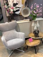 Gave fauteuil / taupe / lichte voet / beige / relax stoel, Ophalen of Verzenden, Nieuw, Stof