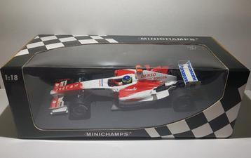 F1 Toyota TF104 Cristiano Monteiro da Matta met OVP 1/18 beschikbaar voor biedingen