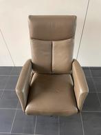 Bruine leren elektrische relax fauteuil / relax stoel, Huis en Inrichting, Fauteuils, Ophalen, Nvt, Nvt, Nvt