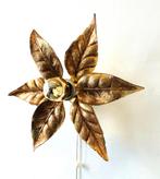 Vintage wandlamp Willy Daro brutalist lamp messing Regency, Ophalen of Verzenden, Gebruikt, Vintage Brutalist Hollywood Regency Art Deco design Willy Daro