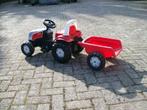 traptractor met aanhanger, Kinderen en Baby's, Speelgoed | Buiten | Voertuigen en Loopfietsen, Ophalen, Gebruikt, Trapvoertuig