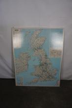 Engeland landkaart groot brittannië landkaart, Boeken, Atlassen en Landkaarten, Gelezen, Verenigd Koninkrijk, Ophalen of Verzenden