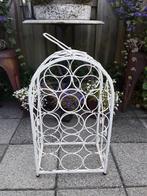 Vintage ijzeren wijnrek, Huis en Inrichting, Woonaccessoires | Wijnrekken, Ophalen, Gebruikt, Metaal, Minder dan 50 cm