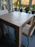 Eettafel met 2 stoelen, Ophalen, Rechthoekig, 150 tot 200 cm, 50 tot 100 cm