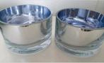 2x Lifestyle theelicht houders zilver, Ophalen of Verzenden, Zo goed als nieuw, Overige materialen, Minder dan 25 cm