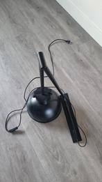 Zwarte wandlamp Karwei, Huis en Inrichting, Lampen | Vloerlampen, Ophalen, Gebruikt, 100 tot 150 cm, Metaal