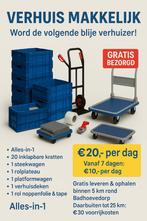 Compleet verhuispakket –€20 p/dag + gratis bezorging, Ophalen, Doos, Opvouwbaar, 50 tot 75 cm