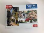 Pleasure puzzles 2 x 1000 stuks in 1 doos., Ophalen of Verzenden, 500 t/m 1500 stukjes, Zo goed als nieuw