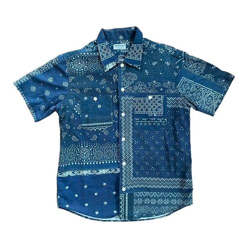 Radiall Bandana Paisley Button-Up Short Sleeve Shirt, Kleding | Heren, T-shirts, Ophalen of Verzenden