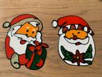 Kerst - Raamstickers - Herbruikbaar, Ophalen of Verzenden, Zo goed als nieuw