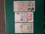 3x 1000 lire Italië set, Ophalen of Verzenden, Buitenland, Bankbiljetten
