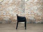 Matteo Grassi Coco zwart bij TheReSales, Huis en Inrichting, Stoelen, Zwart, Leer, Ophalen of Verzenden, Zo goed als nieuw