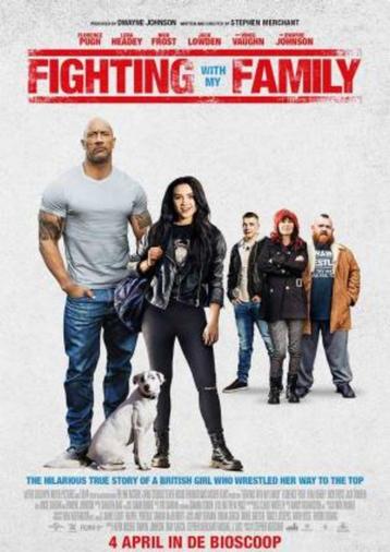 FIGHTING   WITH   MY   FAMILY      filmposter. beschikbaar voor biedingen