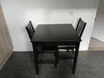 Ikea eetkamerset met tafel en 2 stoelen, Huis en Inrichting, Ophalen, Gebruikt, Minder dan 4 stoelen