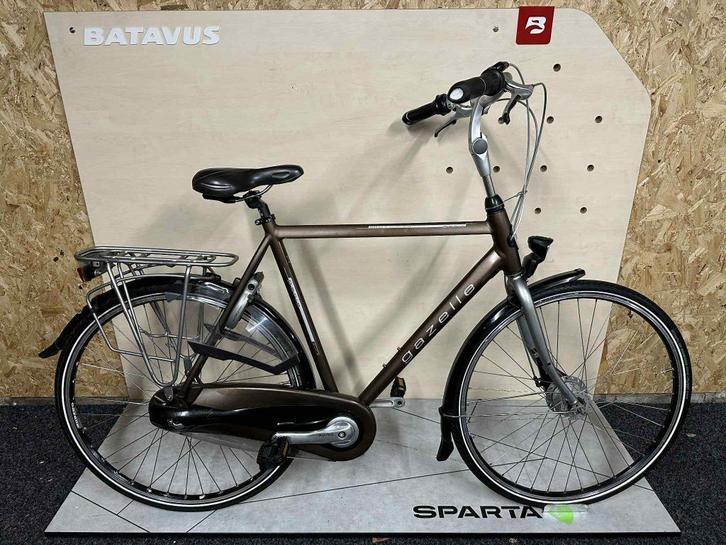 Gazelle Paris 61 cm 3 versnellingen, Fietsen en Brommers, Fietsen | Heren | Herenfietsen, Gebruikt, Gazelle, 57 tot 61 cm, Versnellingen